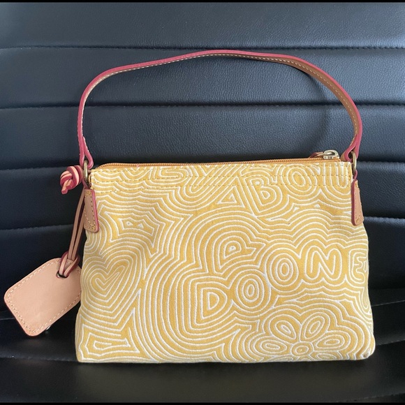 Dooney and Bourke Mustard Yellow Small purse - Picture 3 of 11